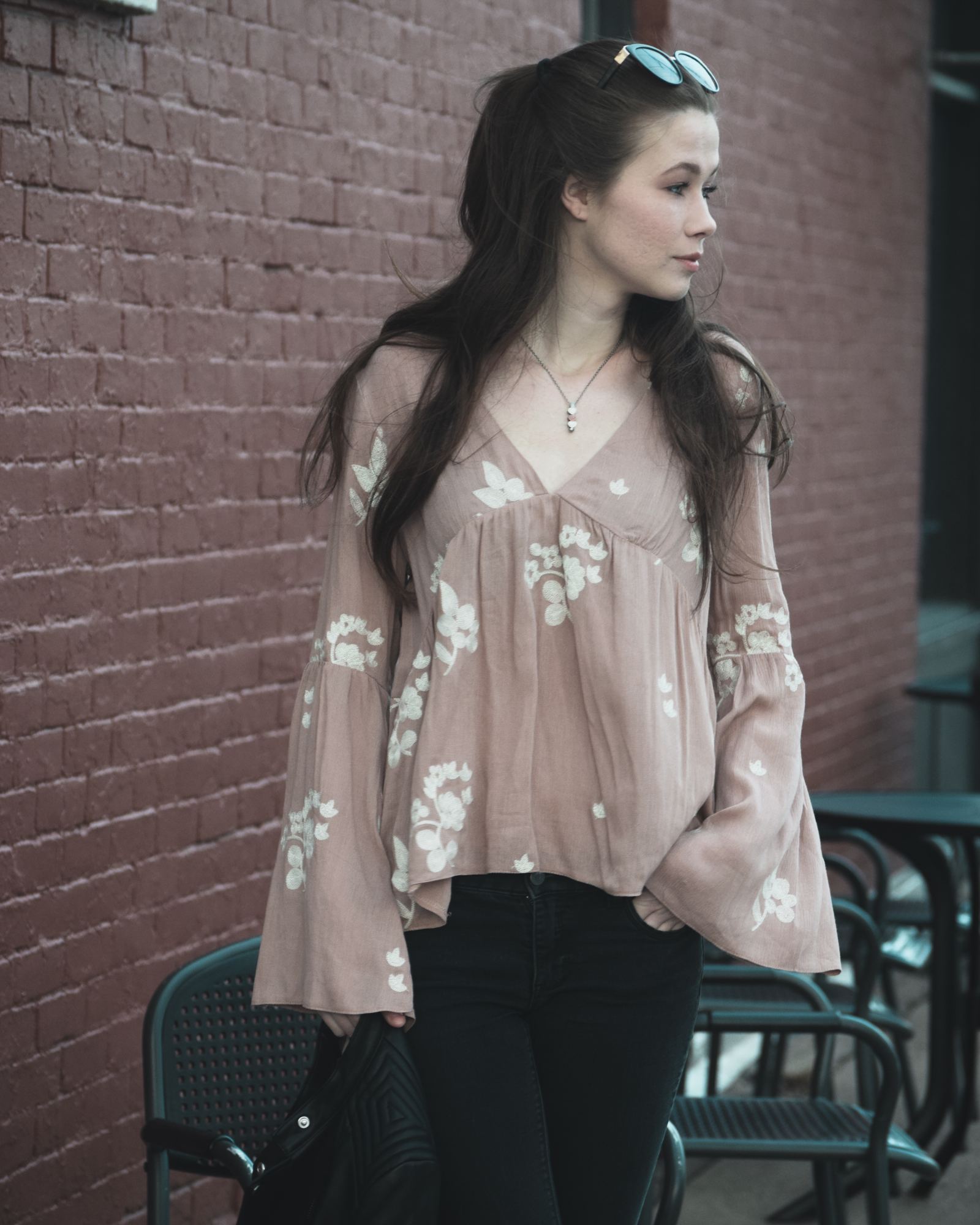 How to style a floral top